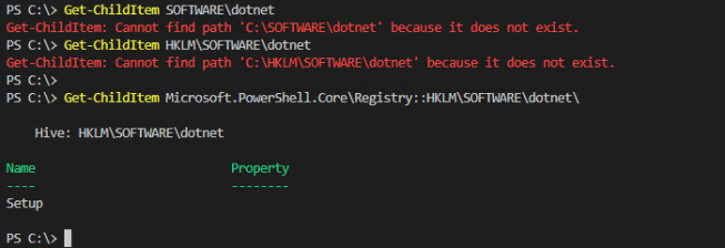 Accessing UNC paths when using other PSProviders | Pwsh+